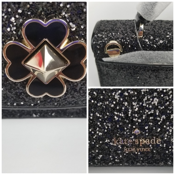 KateSpade Odette Glitter Mini Top Handle Crossbody - Picture 6 of 8